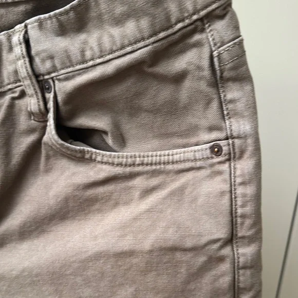 All Saints Cigarette Brown Slim Fit Jeans with Classic Denim Texture - Picture 4 of 10